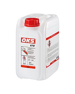 OKS Hochleistungsschmieröl mit weißen Festschmierstoffen - No. 670 Kanister: 5 l