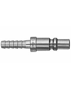 QUICK COUPLER PLUG FOR OXYGEN, 5MM ID HOSE S225PH