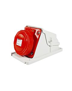 CEE Receptacle 380V 16A 2P+earth 9H, IP67