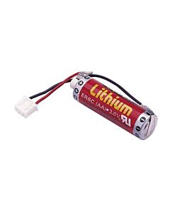 Battery Lithium (Mitsubishi) Penlight AA - 3,6V Ø14,5x50,5mm, with cable/connector