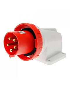 CEE Receptacle with Pins 380V 125A 4P+earth 6H, IP67