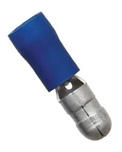 Terminal male plug 5mm pressing type, blue 1-2,6 mm²