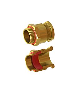 Cable Gland Exe E204/622 M25/D5/9mm (5x15mm) Brass