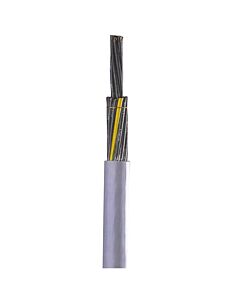 PVC control cable, flexible 2x1,0 mm², Grey