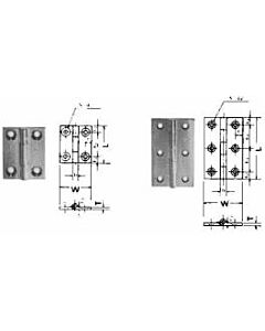 BUTT HINGE FOR CABINET, BRASS L32XW25MM