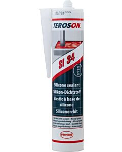 Teroson Silicone Adhesive and Sealant SI 34 schwarz - 300 ml Kartusche