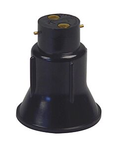 Reducing lampholder B22-E27, for lamp E27