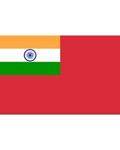 FLAG CIVIL ENSIGN, INDIA 3' X 4'