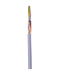 PVC control cable, flexible 8x0,50 mm², Grey