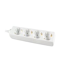 Table Receptacle 4-way earth with cable 5mtr + plug