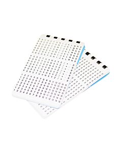 Codemarkers book A-Z,0-15,+,-,/ 10-way