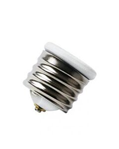 Reducing lampholder E40 to E27, for lamp E27, white