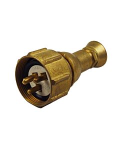 HNA cast brass male plug 3-poles 220V