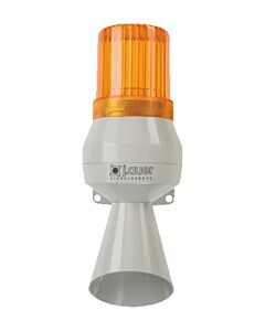 Signal hooter with signal light orange 12V DC IP43 92dB