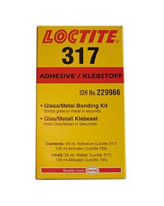 Loctite Glas-Metall Klebeset AA 317 24 + 150 ml Set