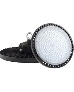 Marine LED High Bay Light 100W 10000 lumen 6500K daylight 85-265V AC IP65, dia 275mm with eye bolt mount and 1mtr. cable.
