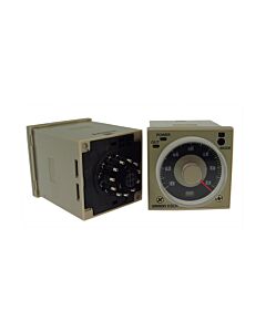 Omron Timer H3CR-A, 12-48V DC/24-48V AC, 0,05 sec - 300 hrs.