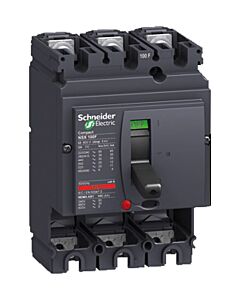 SE Circuit breaker 3-Pole 100A NSX100F 36kA without protection unit
