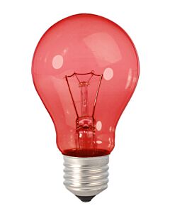 Coloured GLS-lamp 240V 25W E27 Red
