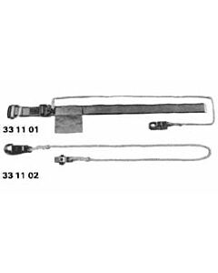 LIFELINE FOR SAFETY BELT, 10MM DIA X 1500MM WITH HOOK