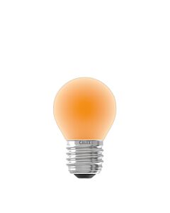 LED Ball-lamp 220-240V 1W 12lm E27 Orange