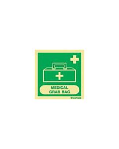 SAFETY SIGN LSA MEDICAL GRAB, BAG 150X150MM