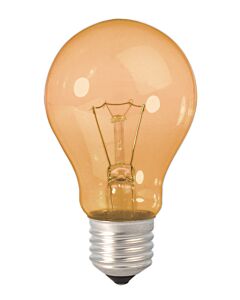 Coloured GLS-lamp 240V 25W E27 Orange
