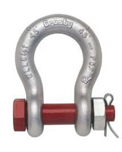 SHACKLE ANCHOR FORGED CROSBY, BOLT TYPE G-2130 GALV 1-3/8"