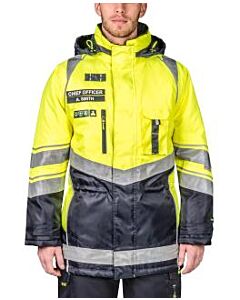 PARKAS WINTER WATER PROOF, HI VISIBILITY YELLOW/NAVY L