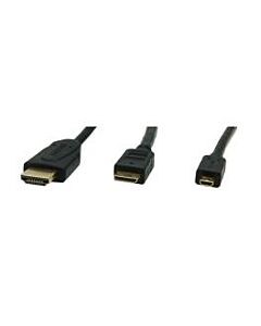 CABLE HDMI MINI, (HDMI & MINI HDMI) 2.0MTR
