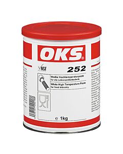 OKS Weiße Hochtemperaturpaste für die Lebensmitteltechnik - No. 252 Dose: 1 kg