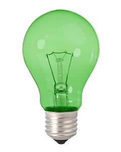 Coloured GLS-lamp 240V 25W E27 Green