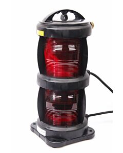 DHR Navigation light double - Port Red + certificate without lamp