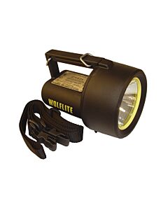 Wolflite Rechargeable Handlamp H-251ALED zone 1 with shoulder strap, Battery 4V 5Ah included "ATEX II 2GD EEx e ib IIC T4"