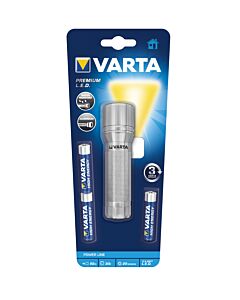 Varta Premium Aluminium LED Flashlight, including 3-cells AAA