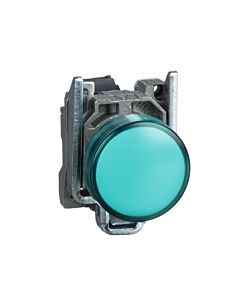 Schneider LED Lens/Lampholder/adaptor 24V AC/DC Green, XB4-BVB3