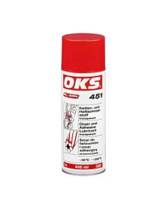 OKS Ketten- und Haftschmierstoff, transparent, Spray - No. 451 Spray: 400 ml