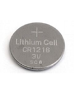 Button cell Lithium CR1216 3V Ø12,5x1,6mm