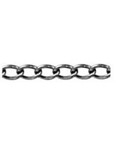 CHAIN S.STEEL WELDED CURB, BODY DIA 2MM 8.7 X 3.4MM
