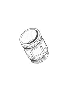 Cable glands M16x1,5mm - 6-10mm short-thread with nut, nylon IP68