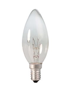 Candle lamp 220-240V 10W 55lm E14 clear
