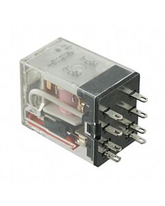 Mini Plug-in Relay 8-pins (2-pole c/over) 24V DC 10A
