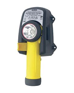Wolflite Rechargeable Flashlight LED R-50/H R/Angle zone 1, with charger 110-254V AC, "ATEX II 2GD Ex ib IIC T4"