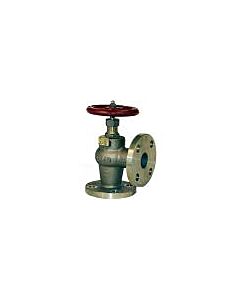 ANGLE VALVE SCREW DOWN CHECK, BRONZE FLANGED F7410 16KG-15MM