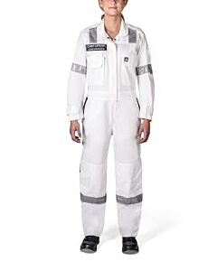 BOILERSUIT COTTON REFLECT TYPE, UV PROTECT WOMEN WHITE S