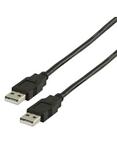 USB 2.0 cable A male - A male, 3,0 mtr