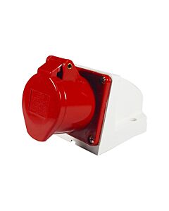 CEE Receptacle 380V 16A 4P+earth 6H, IP44