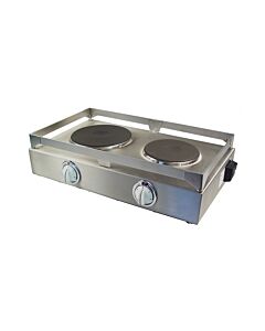 Hotplate with roll-framework 230V AC 1000/1500W with switch, dia 145/180mm
