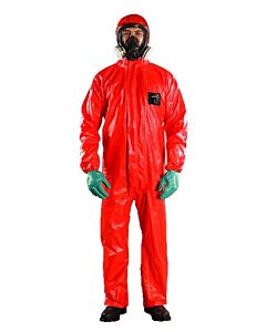 WORKWEAR FLAME RESIST/CHEMICAL, PROTECT MICROCHEM CFR RED S