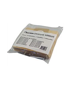 Paper dustbags for Bestron 10 pcs for type DVC1300S/DV1400EL/DVC1500E